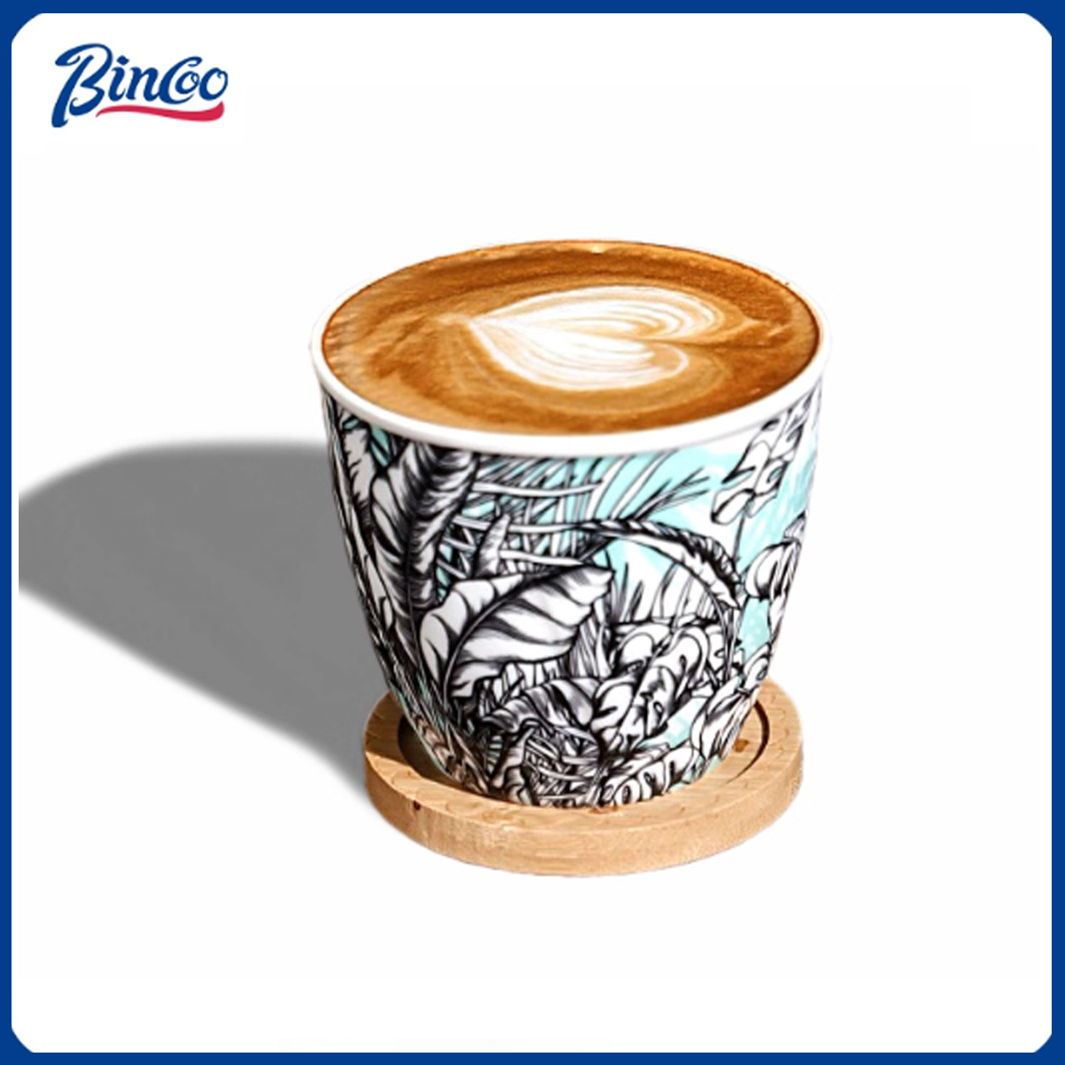 Coffee Tea Latte - BINCOO Ceramic Coffee Cup Creative Jungle