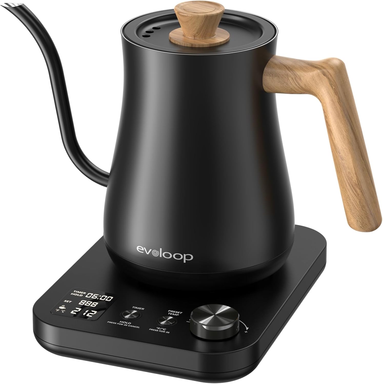 Coffee Tea Images - Precision Gooseneck Electric Kettle, ±1°F Temp