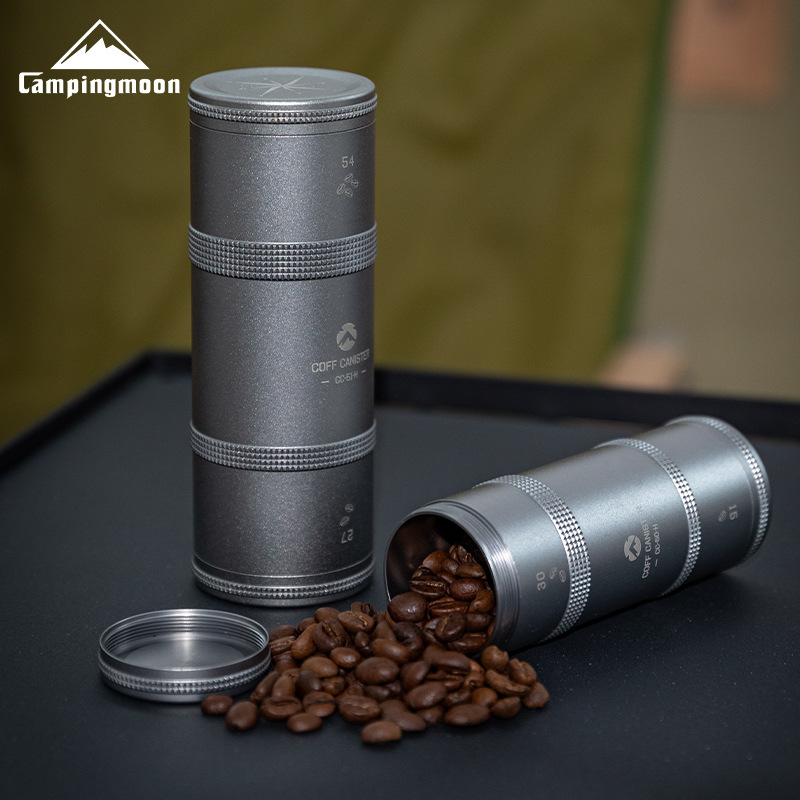 Coffee Tea Drawer Organizer - CAMPINGMOON 1pcs Coffee Beans Can Travel