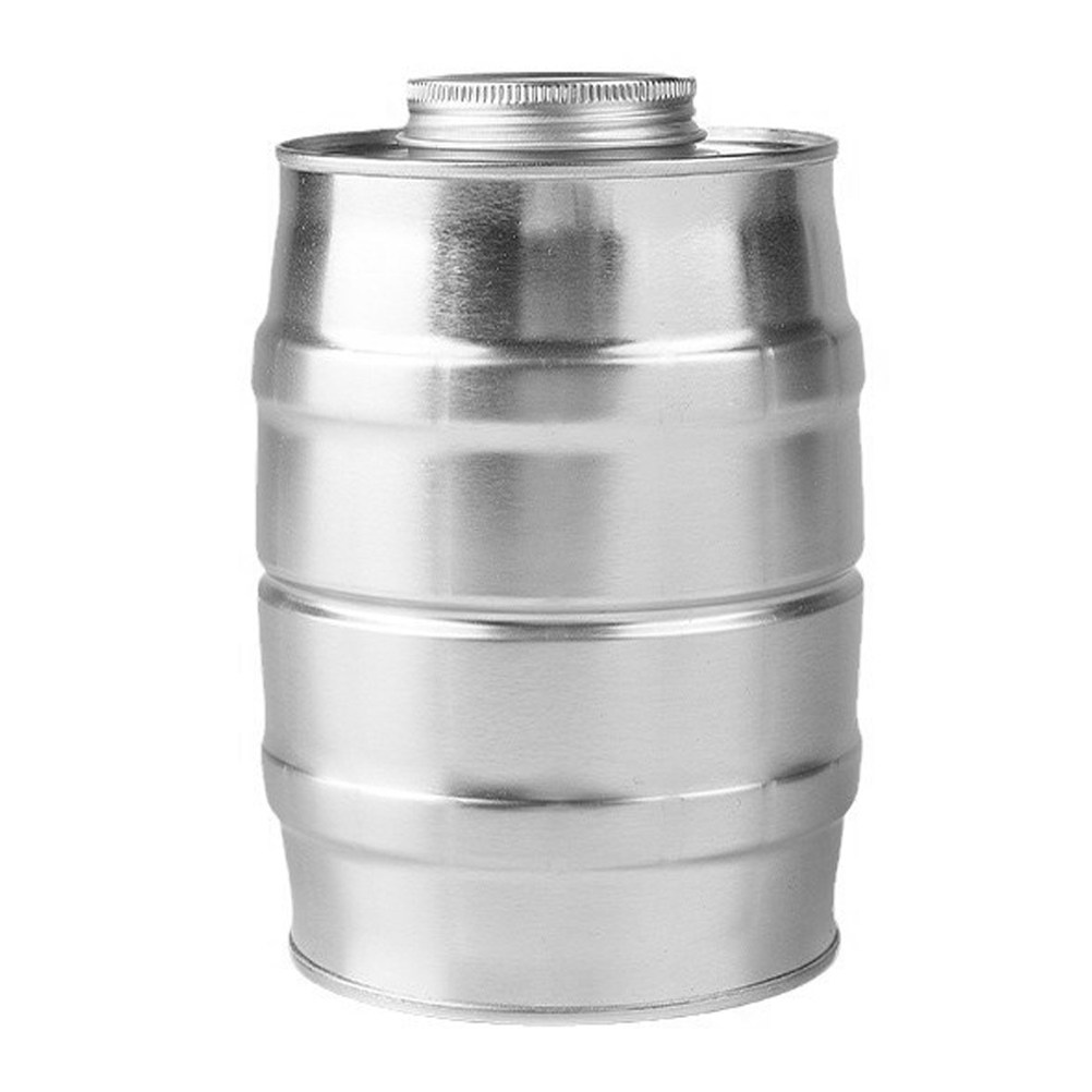 Coffee Tea Bean - Retro Wine Barrel Shaped Tinplate Coffee