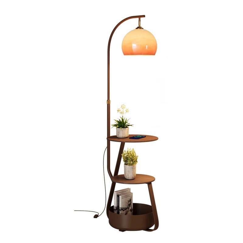 Coffee & Tea Collective - Floor lamp, antique bedroom bedside table,
