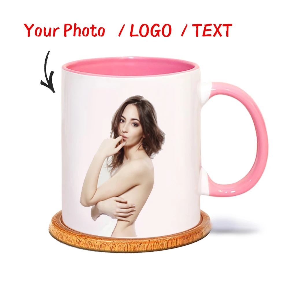 Coffee Tea Images - Custom NAME IMAGE TEXT Cup, Personalised