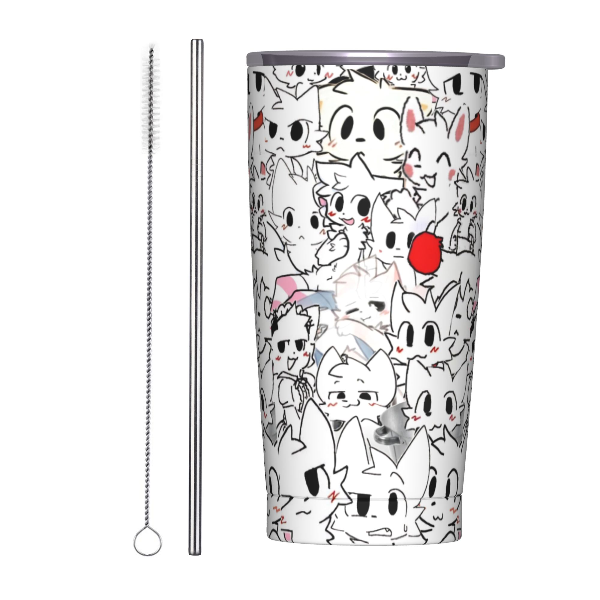 Coffee Tea Tumbler - Boykissers Silly Tumbler Vacuum Insulated Cat