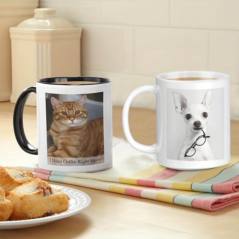 Custom Photo & Text/Logo Mug - - Coffee Tea Name recension och pris