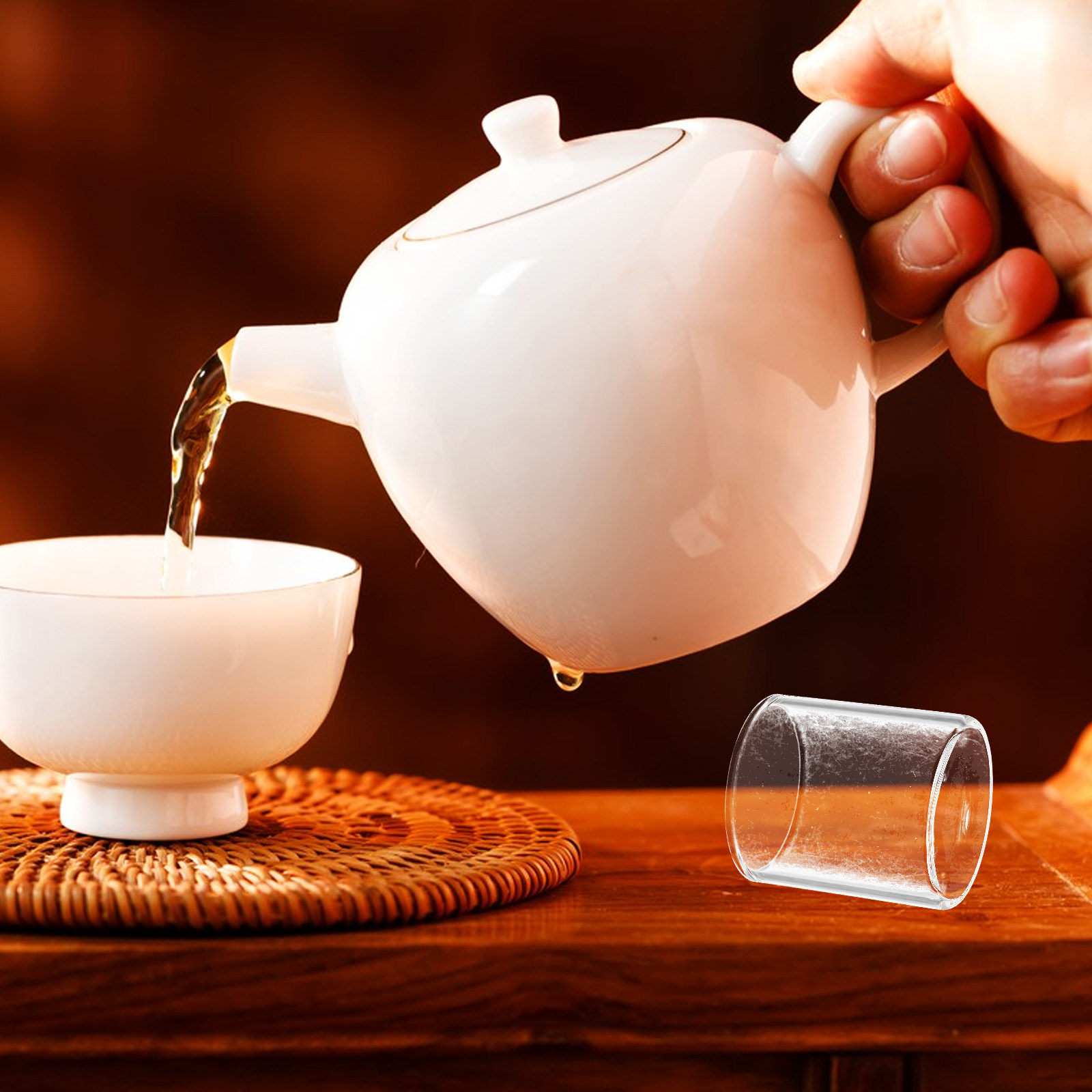 Borosilicate Glass Teapot Spou - Coffee Tea Decanter recension och pris