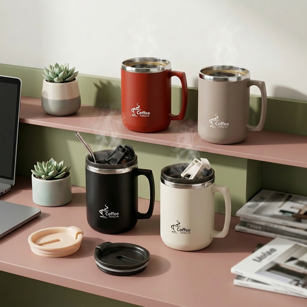 Travel Thermal Coffee Mug Tumb - Coffee Tea Tumbler recension och pris