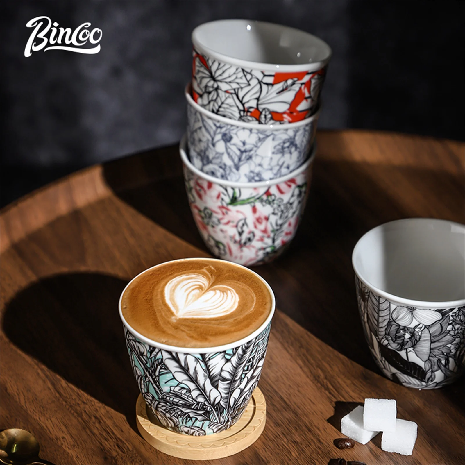 BINCOO Ceramic Coffee Cup Crea - Coffee Tea Latte recension och pris