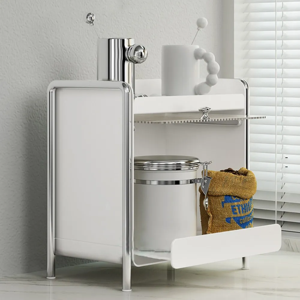 Desktop Organizer Storage Cabi - Coffee Tea Drawer Organizer recension och pris