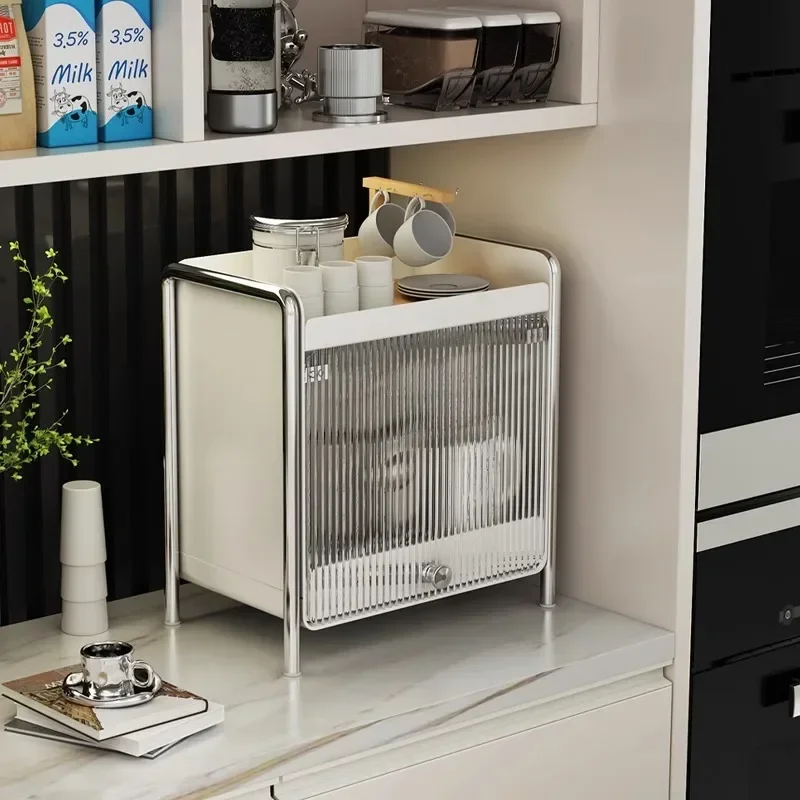 Desktop Organizer Storage Cabi - Coffee Tea Drawer Organizer recension och pris