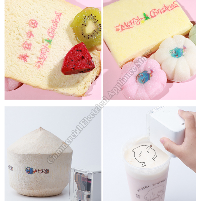 Handheld Food Printer Food Wit - Coffee Tea Images recension och pris