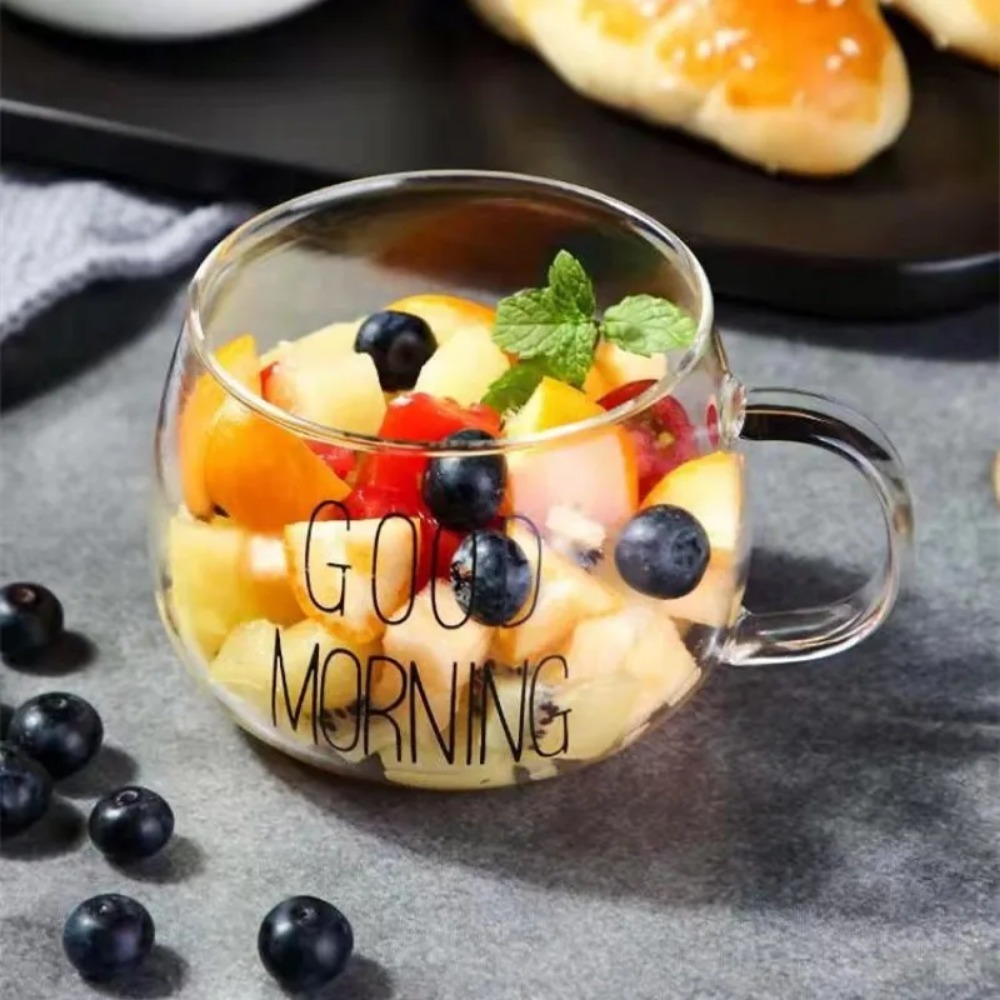 1pc Creative Glass Coffee Tea  - Coffee Tea Name recension och pris