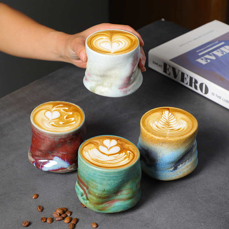 Stoneware Espresso Cups Vintag - Coffee Tea Latte recension och pris