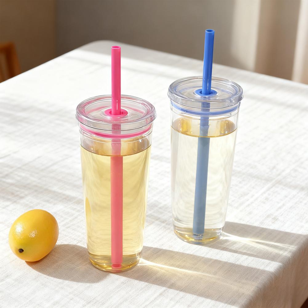 Portable Straw Cup 20oz Colorf - Coffee Tea Tumbler recension och pris