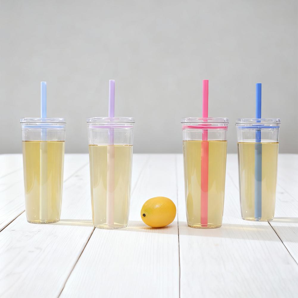 Portable Straw Cup 20oz Colorf - Coffee Tea Tumbler recension och pris