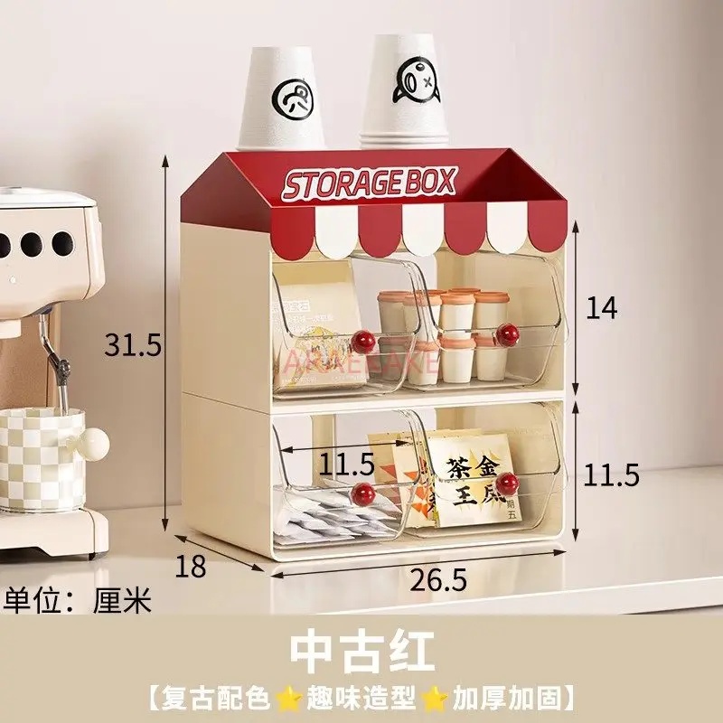 1Pc Double‑Layer Tea Bag Stora - Coffee Tea Drawer Organizer recension och pris