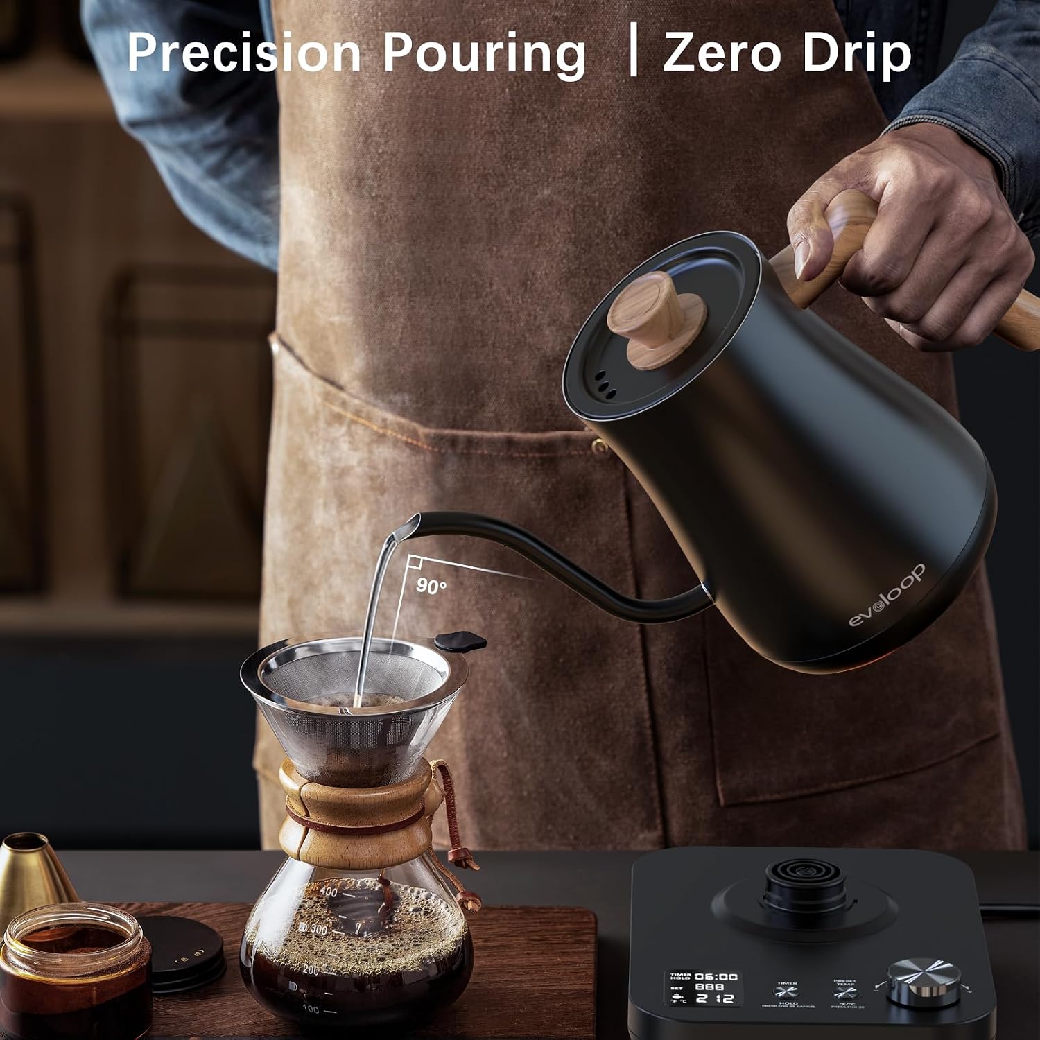 Precision Gooseneck Electric K - Coffee Tea Images recension och pris