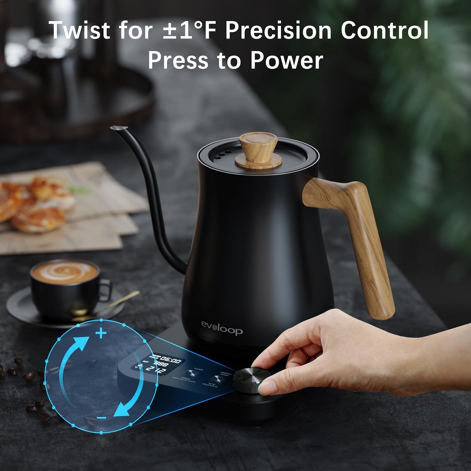 Precision Gooseneck Electric K - Coffee Tea Images recension och pris