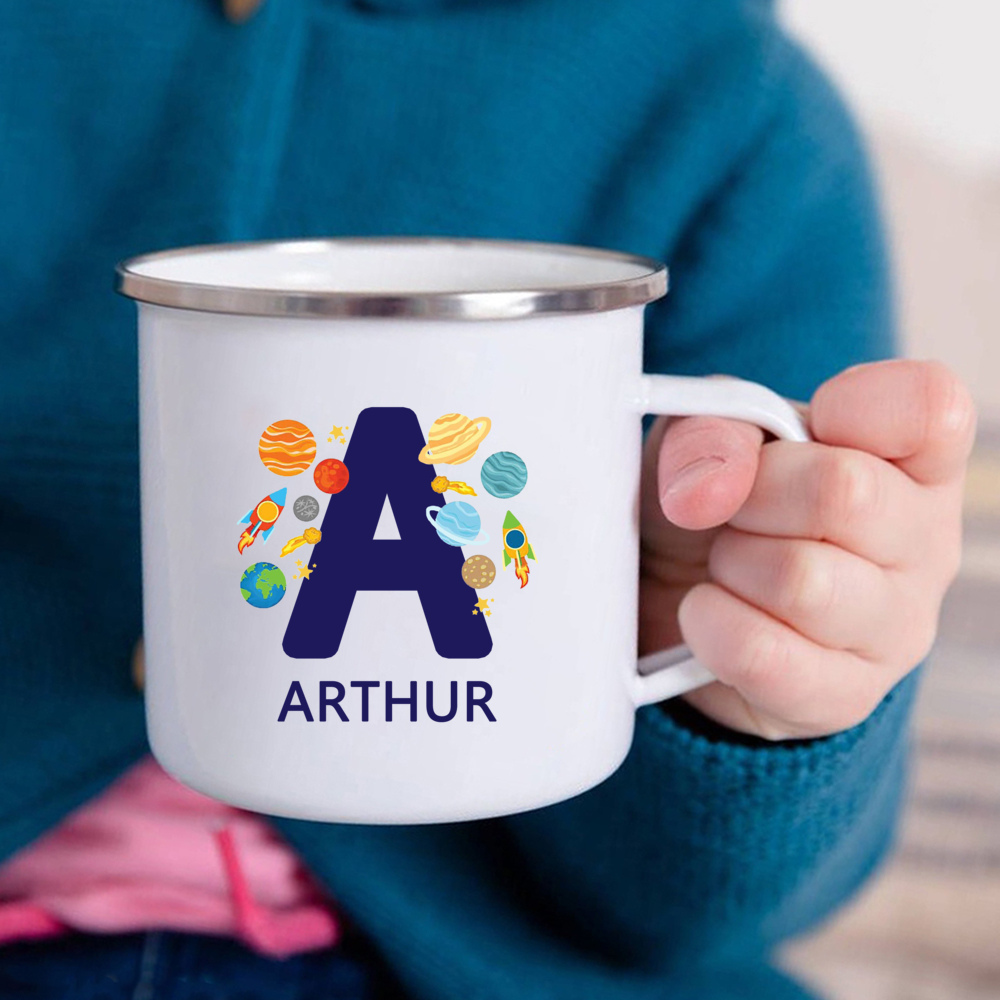Personalized Mug for Kids Spac - Coffee Tea Name recension och pris