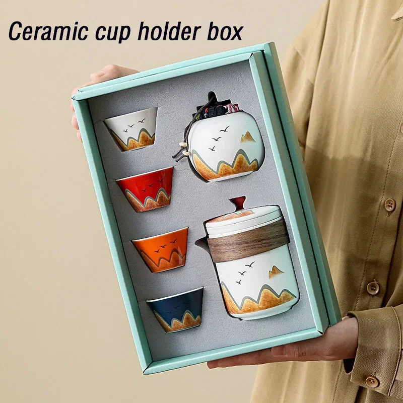 Gift Box,Chinese Style Ceramic - Coffee Tea Drawer Organizer recension och pris