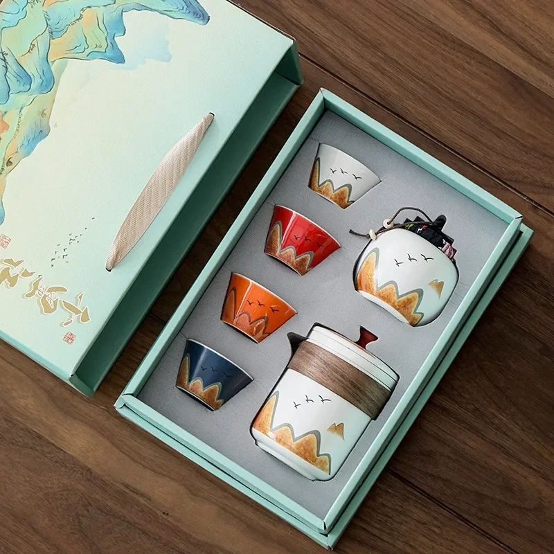 Gift Box,Chinese Style Ceramic - Coffee Tea Drawer Organizer recension och pris