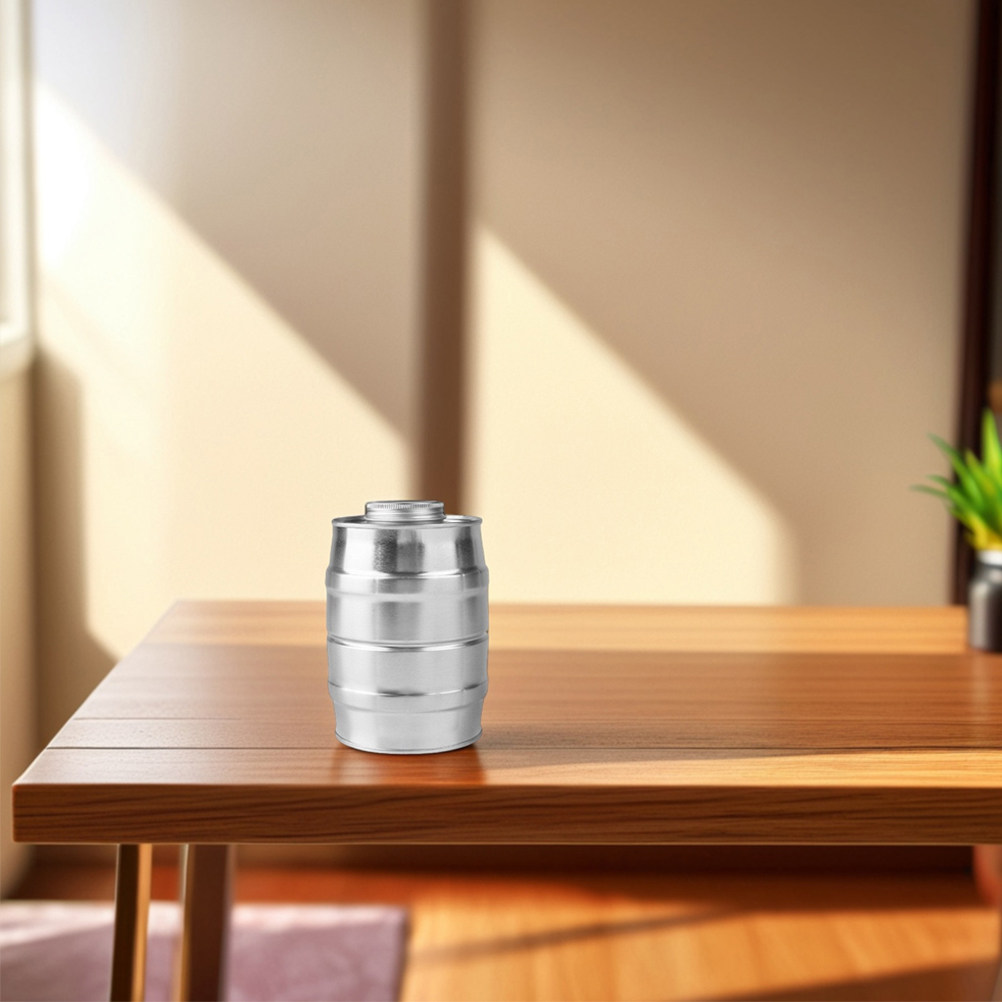 Retro Wine Barrel Shaped Tinpl - Coffee Tea Bean recension och pris
