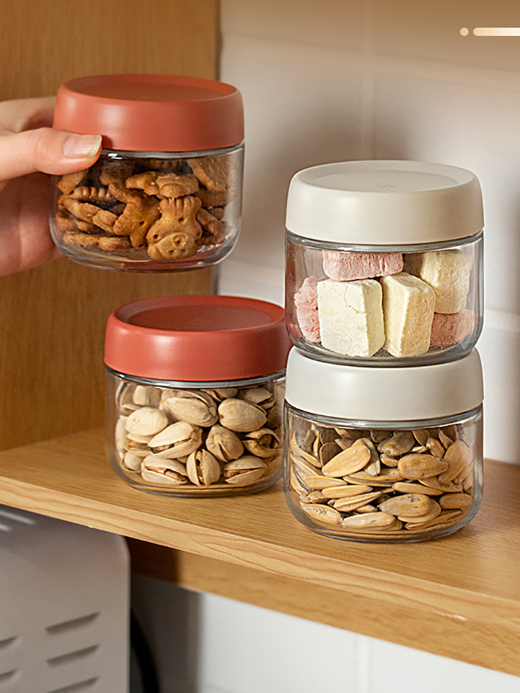 280ml Glass Sealed Jar Candy N - Coffee Tea Drawer Organizer recension och pris