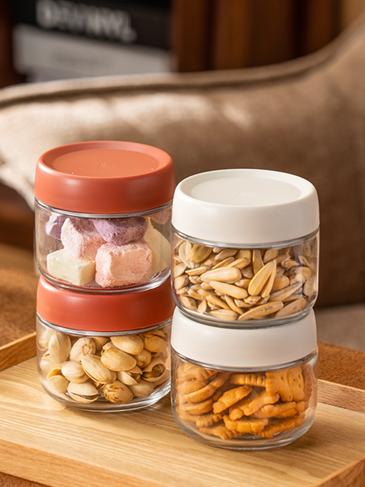 280ml Glass Sealed Jar Candy N - Coffee Tea Drawer Organizer recension och pris