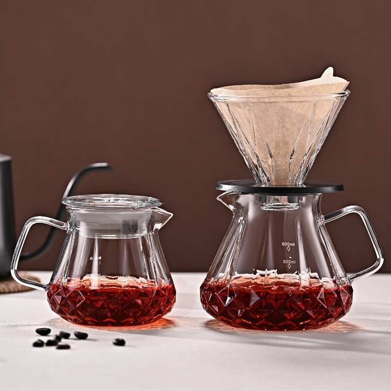 Pour Over Coffee Maker, Glass  - Coffee Tea Decanter recension och pris