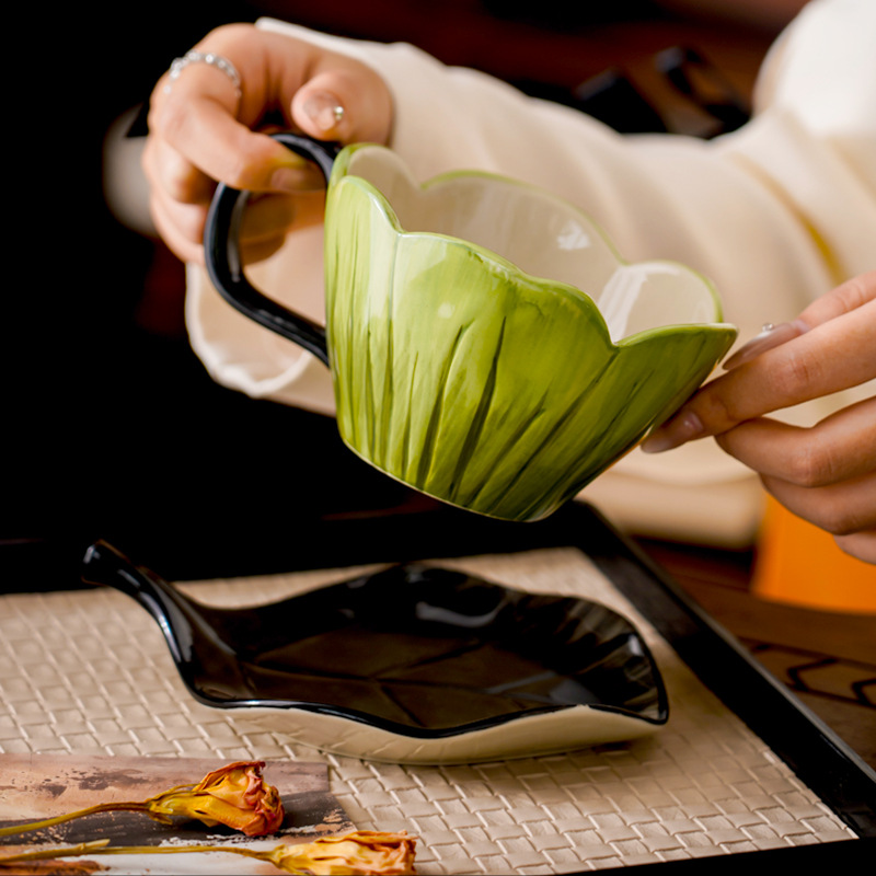 Irregular Hand-painted Coffee  - Coffee Tea And Leaf recension och pris