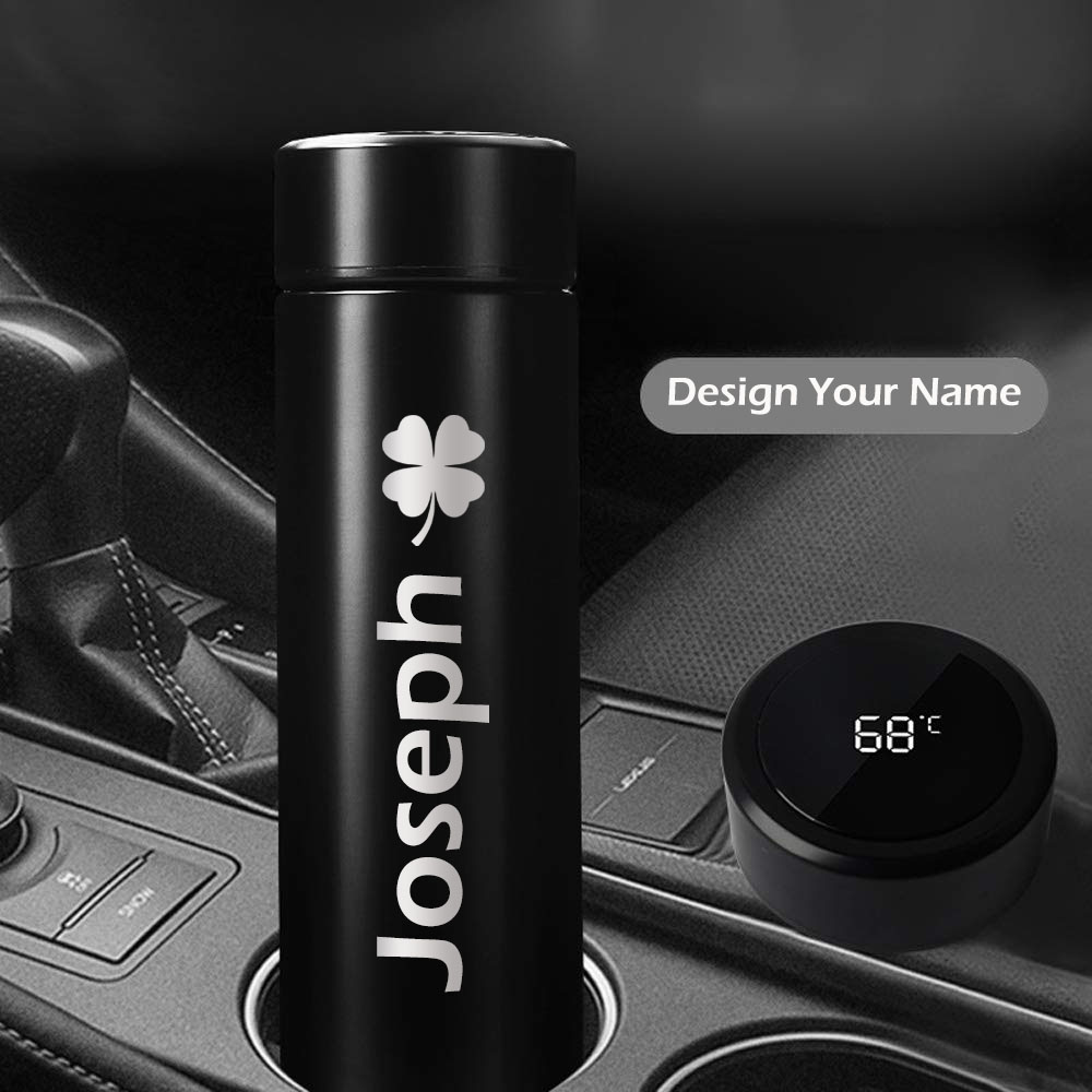 Custom Name Coffee/Tea thermos - Coffee Tea Name recension och pris