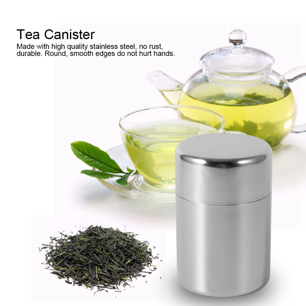 Stainless Steel Tea Leaf Tins  - Coffee Tea And Leaf recension och pris