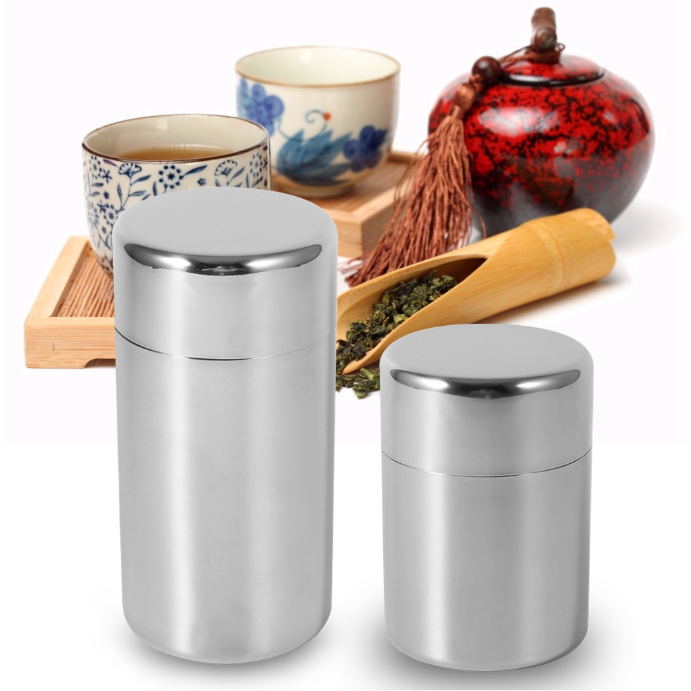 Stainless Steel Tea Leaf Tins  - Coffee Tea And Leaf recension och pris