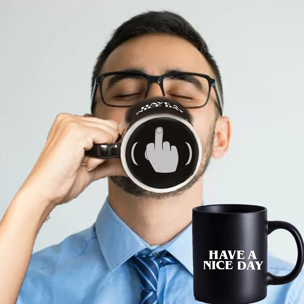 have a nice day 11oz black cer - Coffee Tea And Company recension och pris
