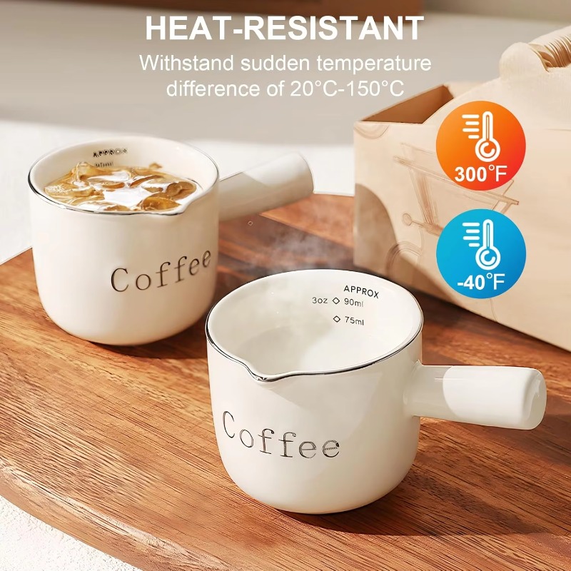 Mini Ceramic Coffee Cup with H - Coffee Tea Latte recension och pris