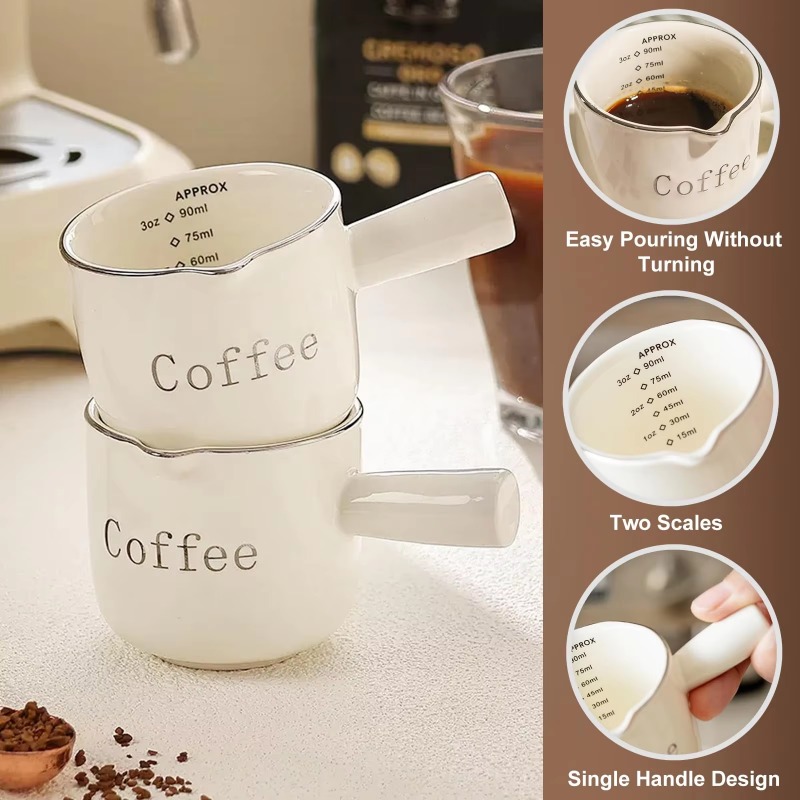 Mini Ceramic Coffee Cup with H - Coffee Tea Latte recension och pris