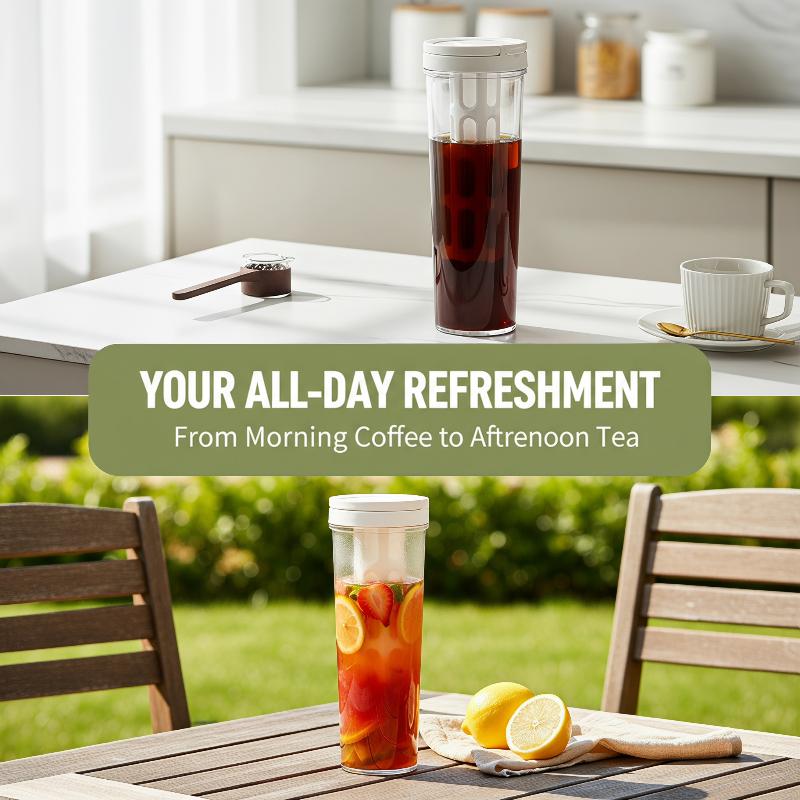 1L Manual Cold Brew Coffee Mak - Cold Brew Bottle recension och pris
