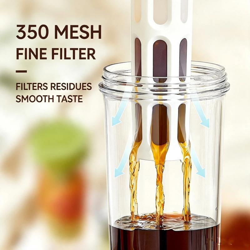 1L Manual Cold Brew Coffee Mak - Cold Brew Bottle recension och pris