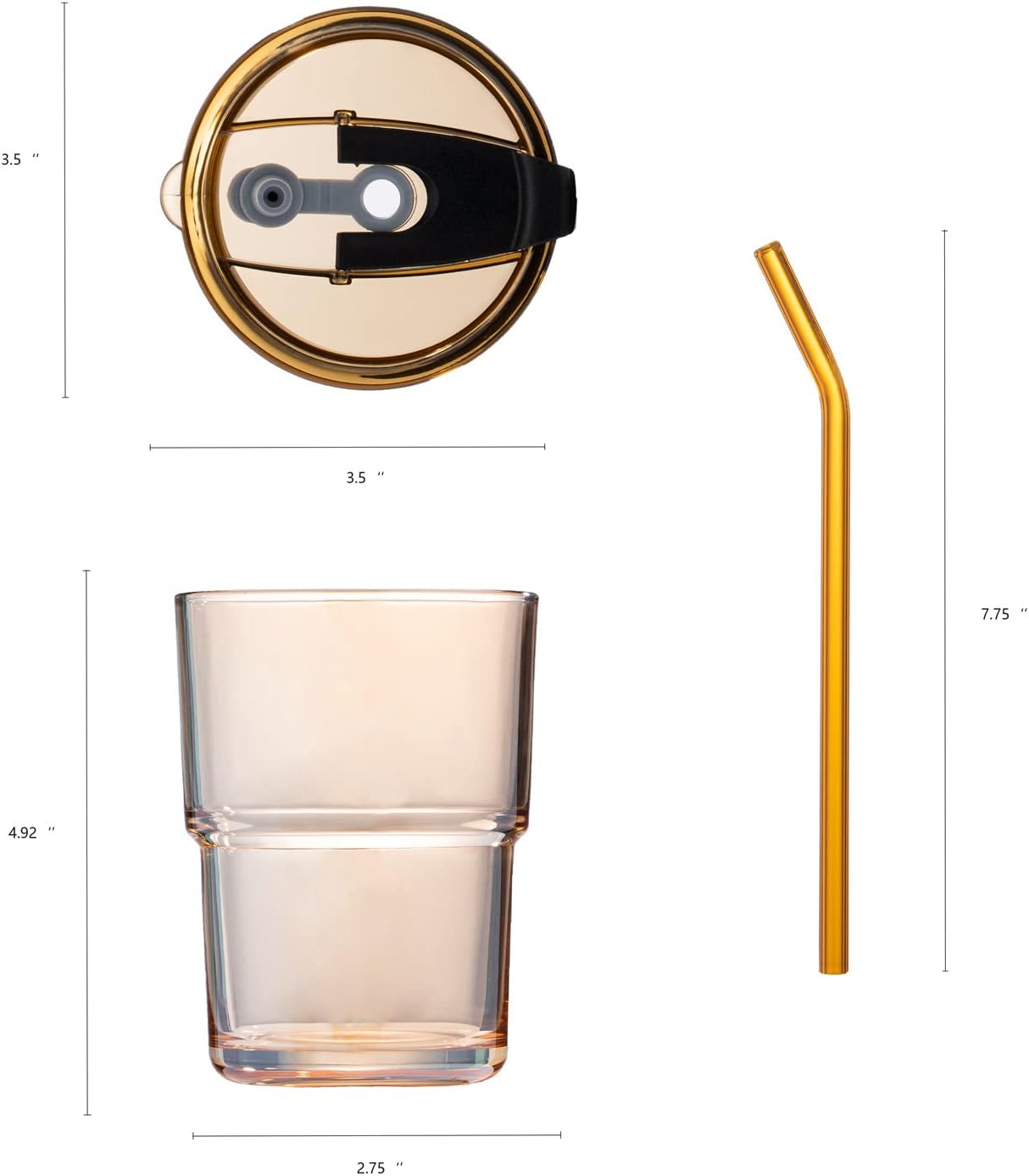 13oz/400ml Tumbler Water Glass - Coffee Tea Tumbler recension och pris