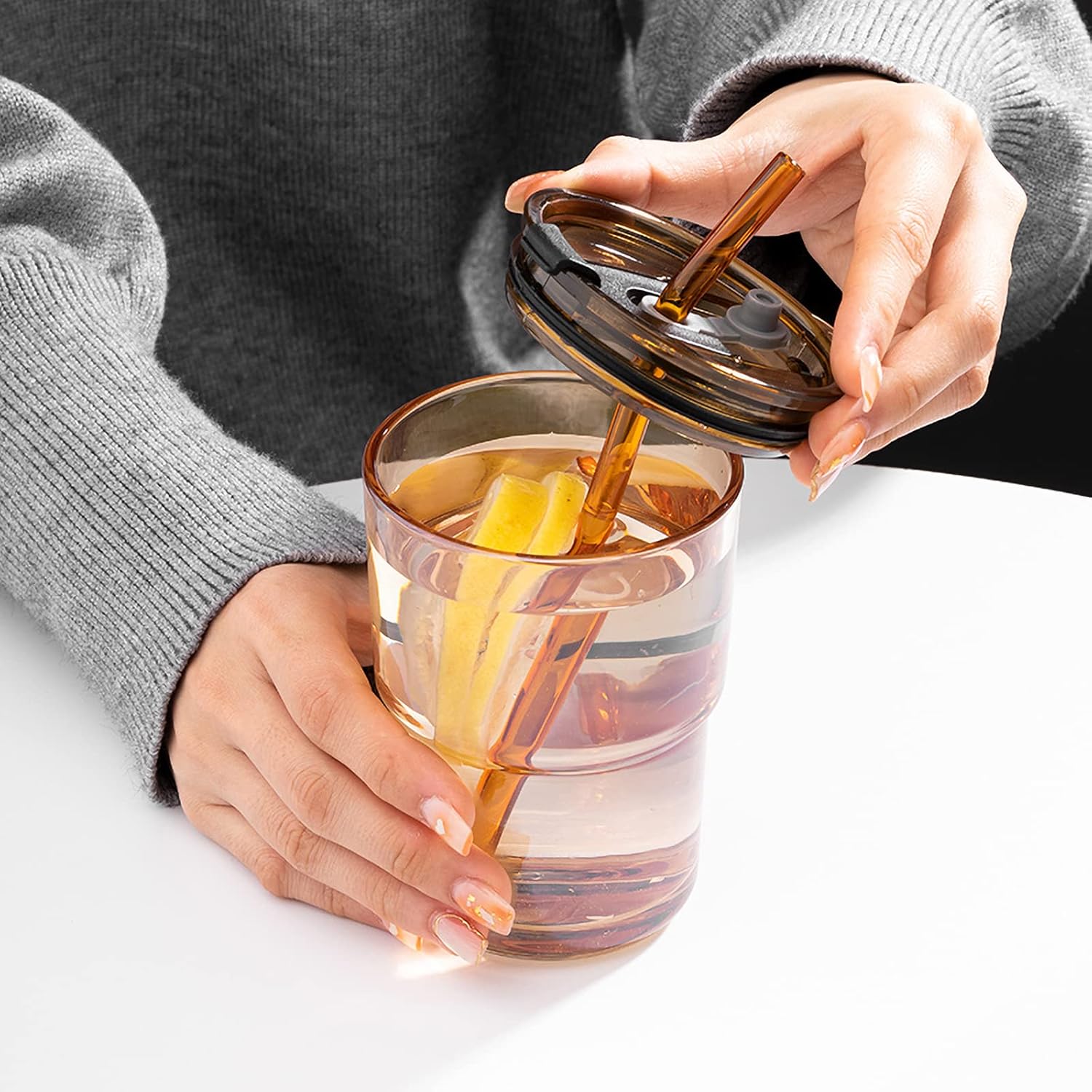 13oz/400ml Tumbler Water Glass - Coffee Tea Tumbler recension och pris