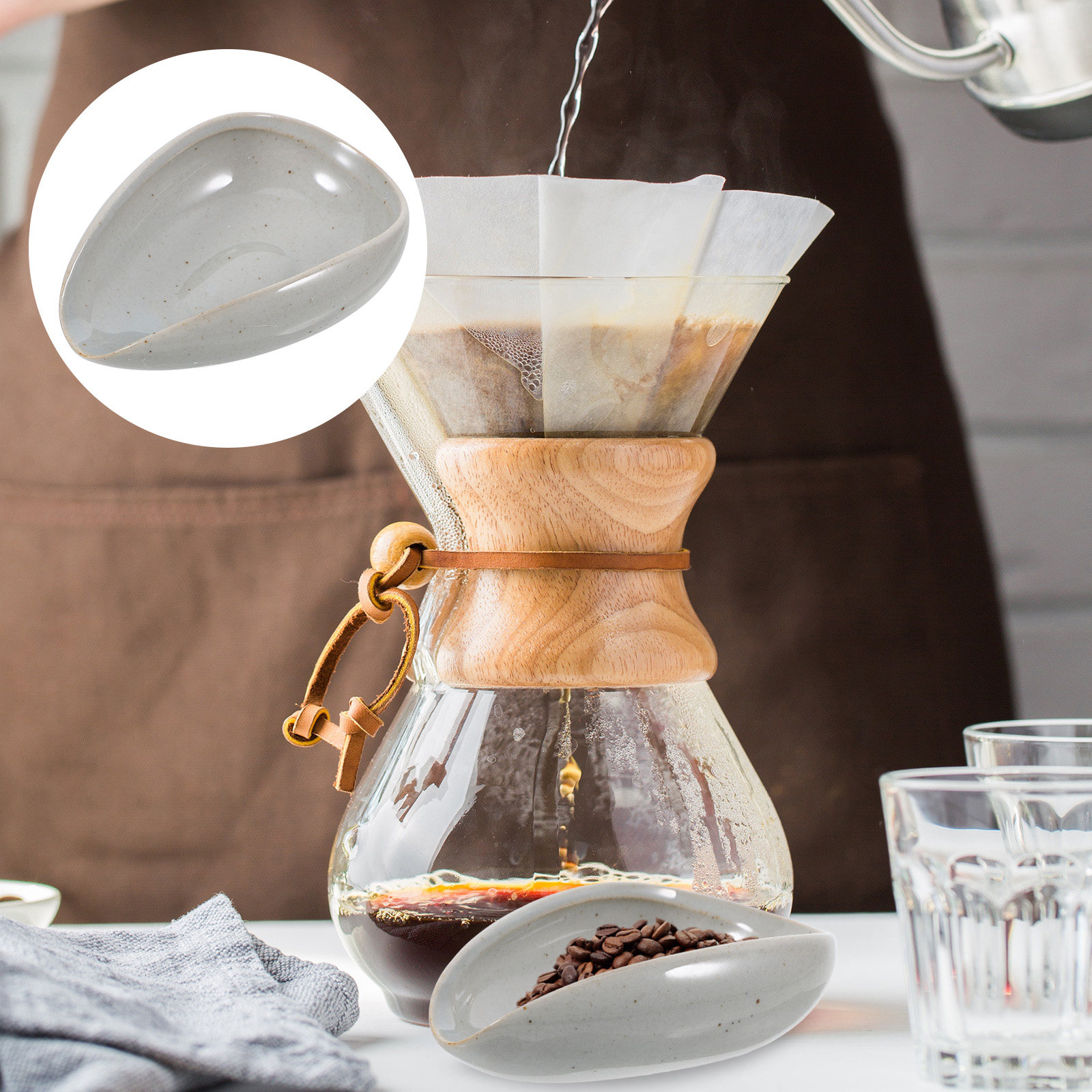 Ceramic Coffee Bean Tray Multi - Coffee Tea Bean recension och pris