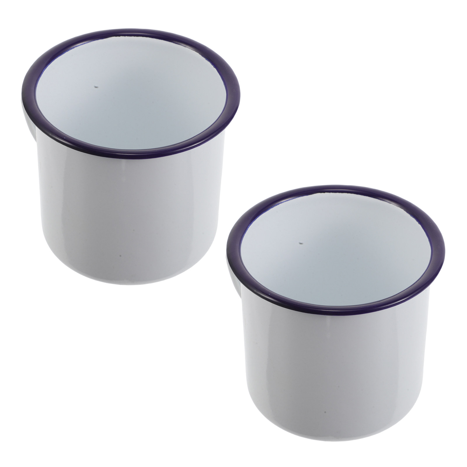 2Pcs Enamel Mug Set Enamelware - Coffee Tea Latte recension och pris