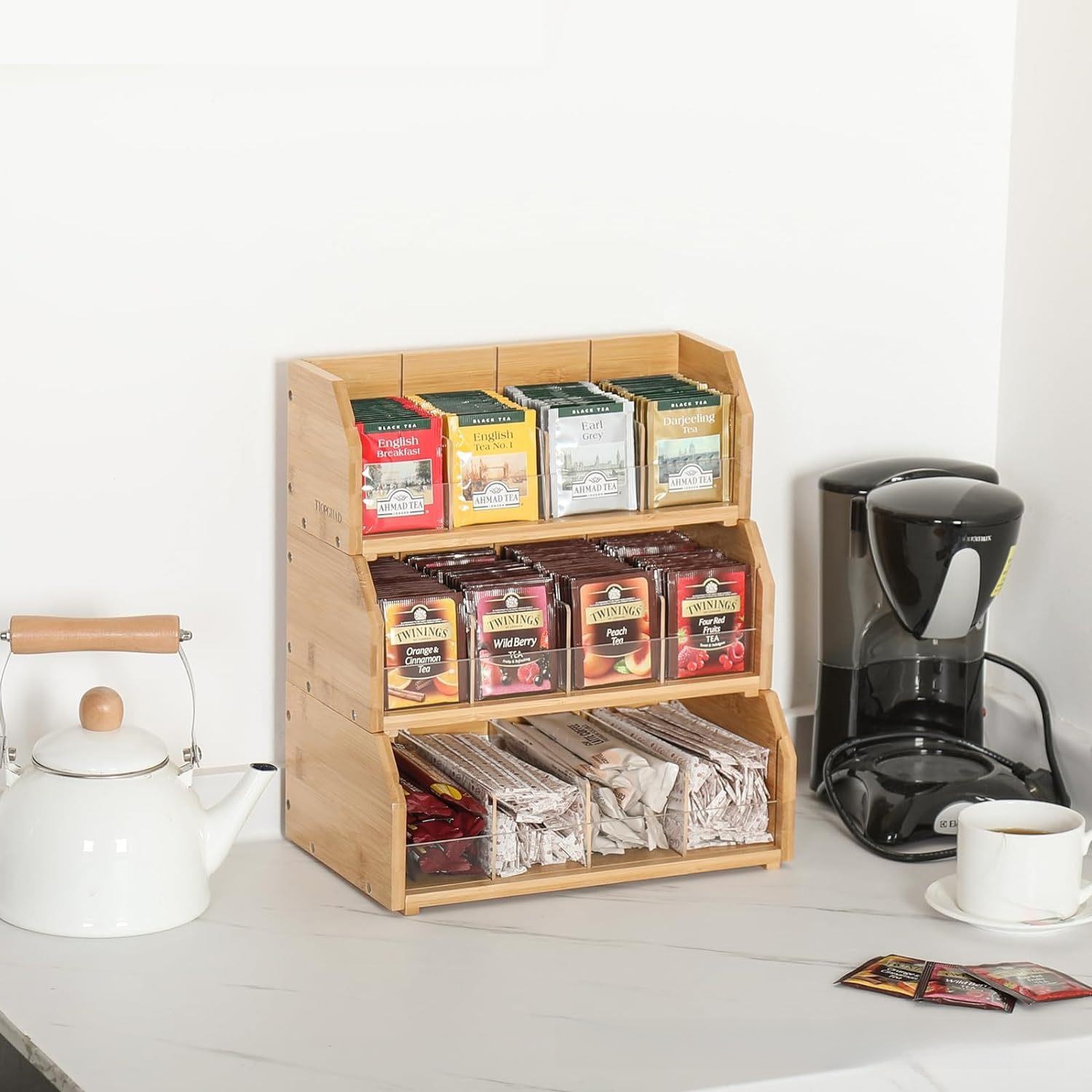 Bamboo Tea Bag Storage Box Thr - Coffee Tea Room recension och pris