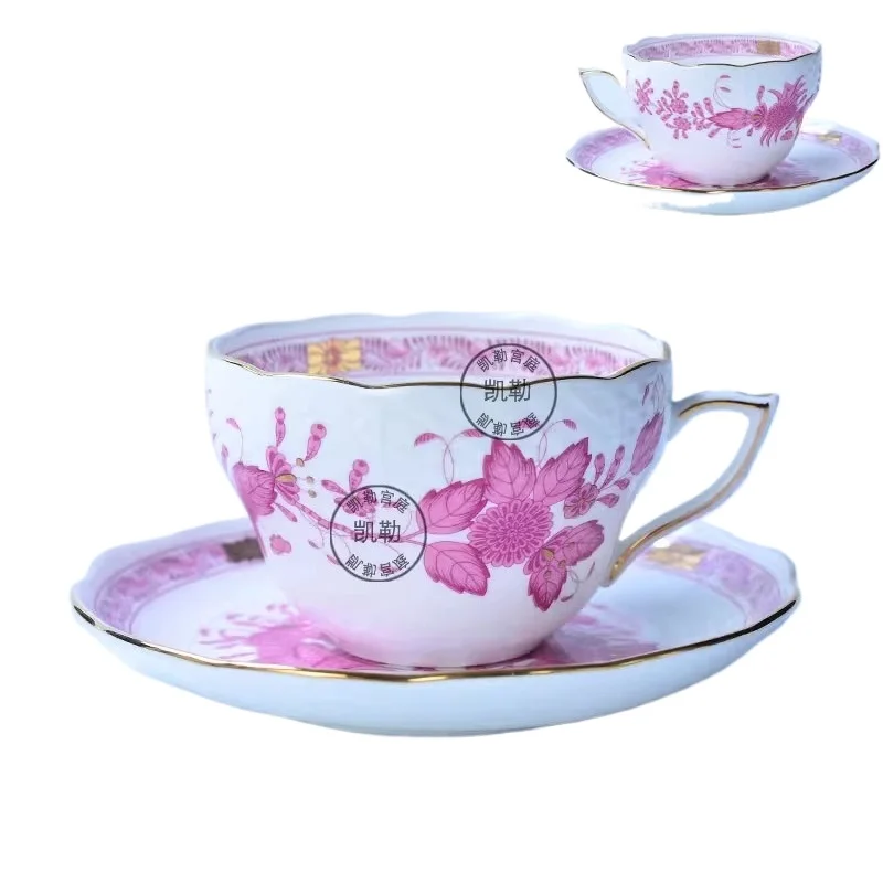 Classical Cup and Saucer Flowe - Coffee Tea Gift Basket recension och pris