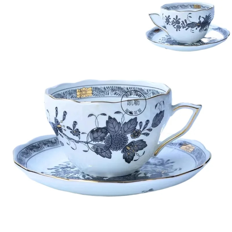 Classical Cup and Saucer Flowe - Coffee Tea Gift Basket recension och pris