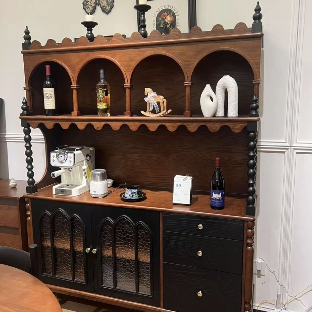 French solid wood dining side  - Coffee And Tea-Za recension och pris