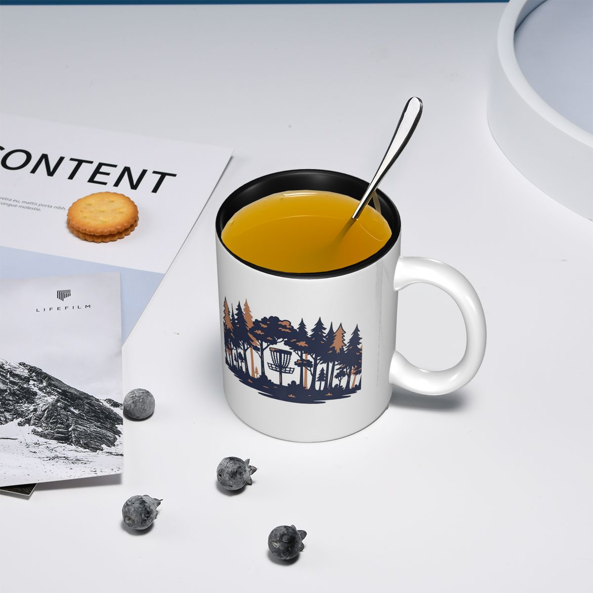 Disc Golf Scene Forest Basket  - Coffee Tea Gift Basket recension och pris