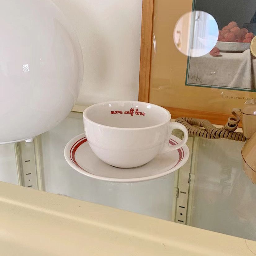 Korea Letters Coffee Cup Sauce - Coffee Tea Name recension och pris