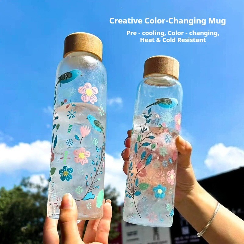 Temperature Changing Glass Cup - Cold Brew Bottle recension och pris