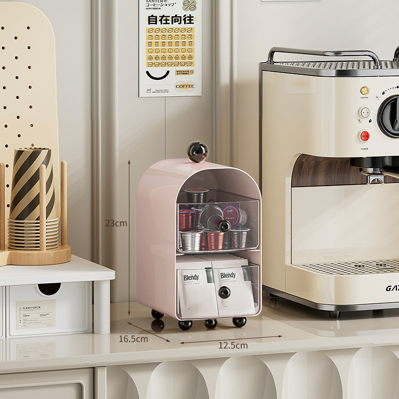 Creamy Coffee Capsule Organize - Coffee Tea Drawer Organizer recension och pris