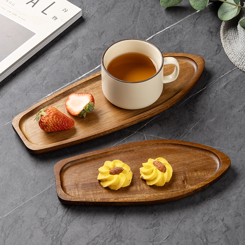 1pcs Japanese Acacia Wooden Te - Coffee Tea Images recension och pris